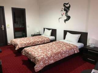 Отель Hotel Corona Дробета-Турну- Севери Двухместный номер с 2 отдельными кроватями-1